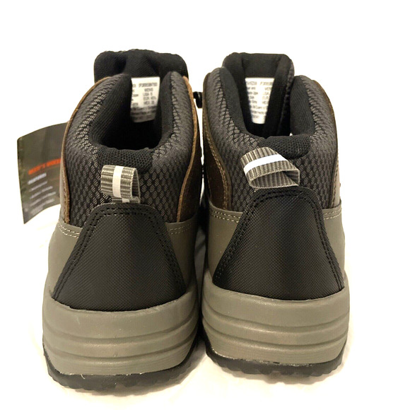 Ozark Trail Men's Hikers Brown Leather Boot. MEADOW Size 13 NEW - Picture 4 of 8